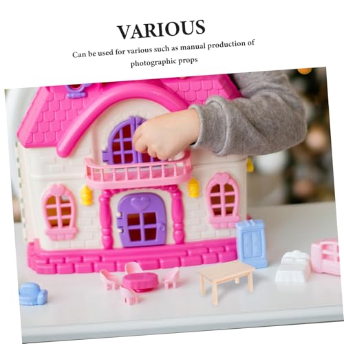 VICASKY Maßstab Vintage Stil Miniaturmöbel für DIY Puppenstube Dekoration Wohnzimmer Zubehör von VICASKY