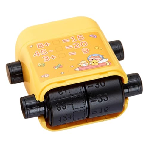 VICASKY Mathematik Rollstempel Lernroller für Wiederverwendbar Selbstfärbend Kunststoff mit Automatischer Tintenabgabe Addition und Subtraktion Übungen mit Tintenflasche Schulzubehör VICASKY Mathematik Rollstempel Lernroller für Wiederverwendbar Selbstfärbend Kunststoff mit Automatischer Tintenabgabe Addition und Subtraktion Übungen mit Tintenflasche Schulzubehör von VICASKY