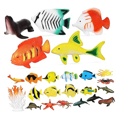 VICASKY Meerestiere Figuren Realistische Meeresbewohner Modelle Für Bildung Und Spiel Künstliche Tierfiguren Für Geburtstagsgeschenke Und Deko VICASKY Meerestiere Figuren Realistische Meeresbewohner Modelle Für Bildung Und Spiel Künstliche Tierfiguren Für Geburtstagsgeschenke Und Deko von VICASKY