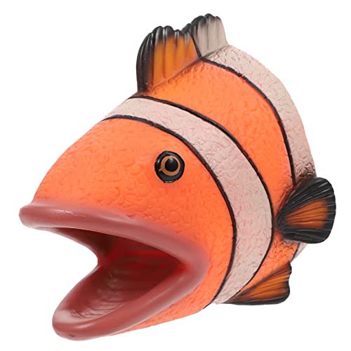 VICASKY Meerestierpuppen kleiderpuppe Chaps Kinderhandpuppe handschuh kinderf gebet Rollenspiel Handpuppe kreative Puppenspielzeuge Interaktives Eltern-Kind- Vinyl Orange von VICASKY