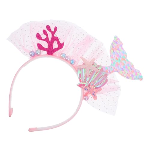 VICASKY Meerjungfrau Haarnadel Accessoires Meerjungfrauenschwanz Für Kinder Glitzernde Haarbänder Für Frauen Party Haardekor von VICASKY