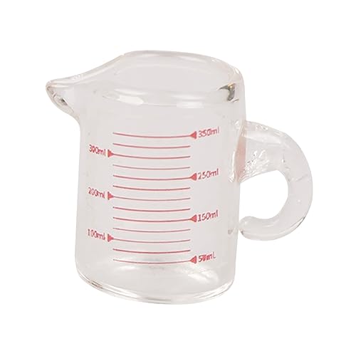 VICASKY Messbecher für kindergeschenke Dollhouse playmobile adventsgeschenke spielzeuge Mini-Tasse im Hausmaßstab Miniaturschmuck Mini-Hausbedarf Glas Transparent VICASKY Messbecher für kindergeschenke Dollhouse playmobile adventsgeschenke spielzeuge Mini-Tasse im Hausmaßstab Miniaturschmuck Mini-Hausbedarf Glas Transparent von VICASKY