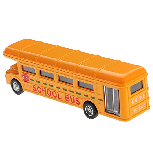 VICASKY Metallmodell Schulbus Langlebig und Leicht Pädagogisches Fahrzeug für Kleinkinder für Geburtstag und Weihnachten Wohnliche Schlafzimmer Dekoration von VICASKY