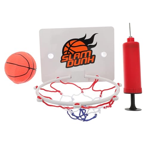 VICASKY Mini Basketball Set für Wandhalterung Buntes Indoor Basketballspielzeug Langlebiges Basketball Set ohne Werkzeug Fördert Motorik und Bewegung für Jungen und Mädchen von VICASKY