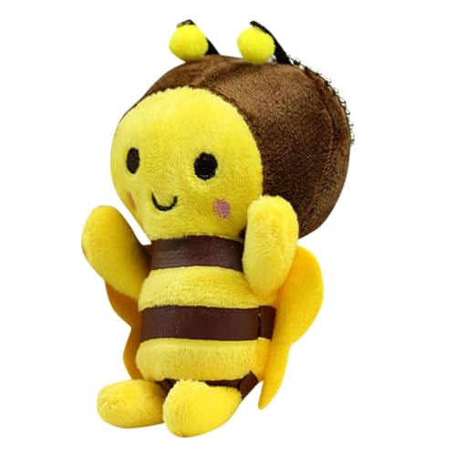 VICASKY Mini Biene Plüschspielzeug Süßer Schlüsselanhänger Bienen für Geburtstagsgeschenke und Partys Fördert die Entwicklung mit Beruhigenden Farben von VICASKY