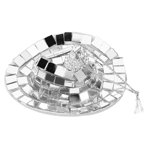 VICASKY Mini Disco Cowboy Hut Anhänger Deko Glitzernde Cowboyhut Ornament für Partys Hochzeiten Geburtstage und für Fotohintergründe und Festliche Anlässe VICASKY Mini Disco Cowboy Hut Anhänger Deko Glitzernde Cowboyhut Ornament für Partys Hochzeiten Geburtstage und für Fotohintergründe und Festliche Anlässe von VICASKY