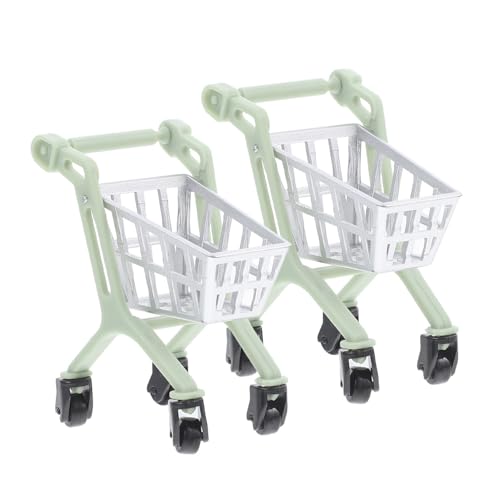 VICASKY Mini-Einkaufswagen 2 Stück Puppenhaus Miniatur-Supermarkt Handwagen Einkaufswagen Einkaufswagen Gebrauchswagen Modell Schreibtisch Aufbewahrung Spielzeug Schreibtisch VICASKY Mini-Einkaufswagen 2 Stück Puppenhaus Miniatur-Supermarkt Handwagen Einkaufswagen Einkaufswagen Gebrauchswagen Modell Schreibtisch Aufbewahrung Spielzeug Schreibtisch von VICASKY