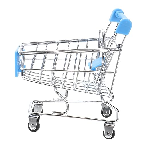 VICASKY Mini Einkaufswagen Aus Kleiner Handwagen Für Sky Blue Miniatur Einkaufswagen Für Rollenspiele Und Kreative Spiele VICASKY Mini Einkaufswagen Aus Kleiner Handwagen Für Sky Blue Miniatur Einkaufswagen Für Rollenspiele Und Kreative Spiele von VICASKY