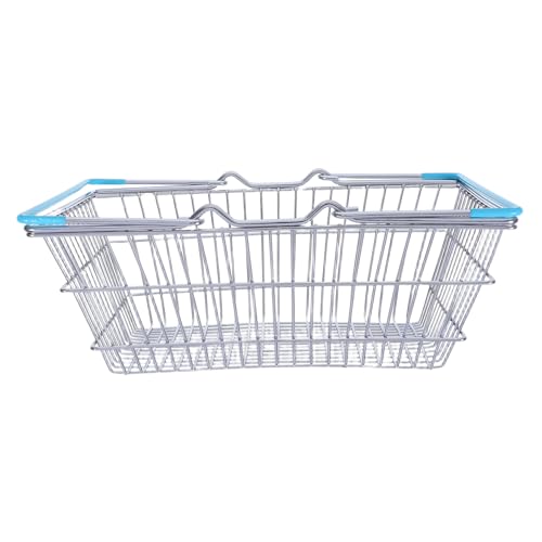VICASKY Mini Einkaufswagen aus Kleiner Spielzeugkorb für Rollenspiele im Supermarkt Tragbar Robust und Ansprechend Fördert Kreative und Unabhängige Spielaktivitäten von VICASKY