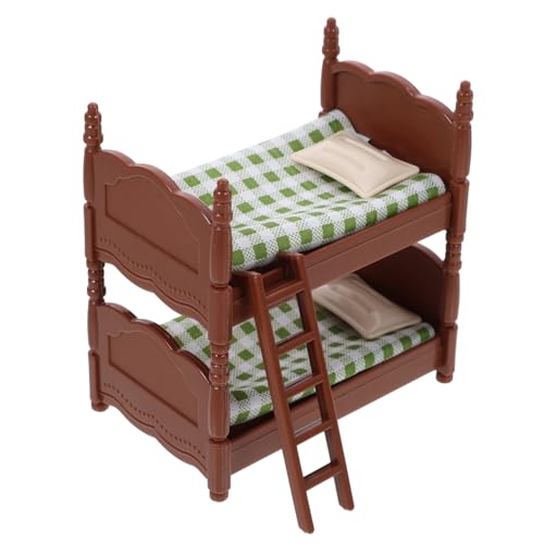 VICASKY Puppen Mini-etagenbett-kinderspielzeug Für Toys Gieskanne Kinderspielzeug Toys for Figuren Mini-puppenhausmöbel Mini-möbelmodelle Miniaturmöbel Plastik Green Puppe von VICASKY