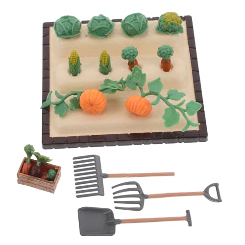 VICASKY Puppenhaus Miniatur Gartengeräte Outdoor Gemüse Pflanzung Spielzeug Rechen Für Kinder Gartenarbeit Spaß VICASKY Puppenhaus Miniatur Gartengeräte Outdoor Gemüse Pflanzung Spielzeug Rechen Für Kinder Gartenarbeit Spaß von VICASKY