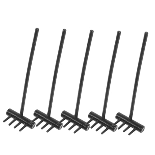 VICASKY Mini Gartenrechen Set Tragbare Sandspielzeuge Für Sandkästen Bastelprojekte Und Tischdekoration Ideal Für Kreative Gartenarbeit Und Kinderaktivitäten von VICASKY