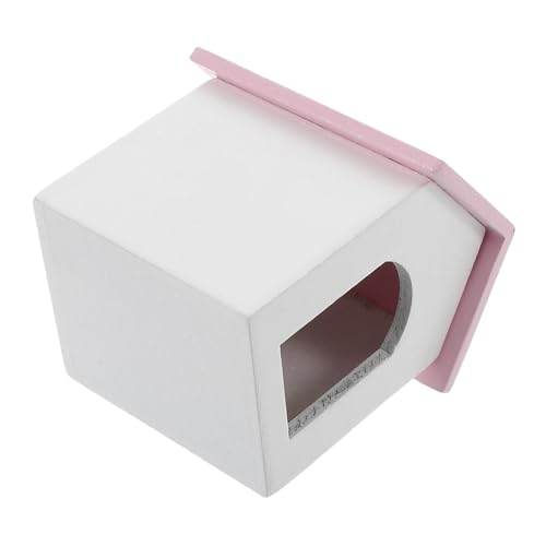 VICASKY Mini Modell Hundehütte Winzige Häuser Kleines Winzige Häuser Puppenmöbel Das Kleines Puppenhaus Dekoration Winziger Heimbausatz Vogelhaus Bausatz von VICASKY