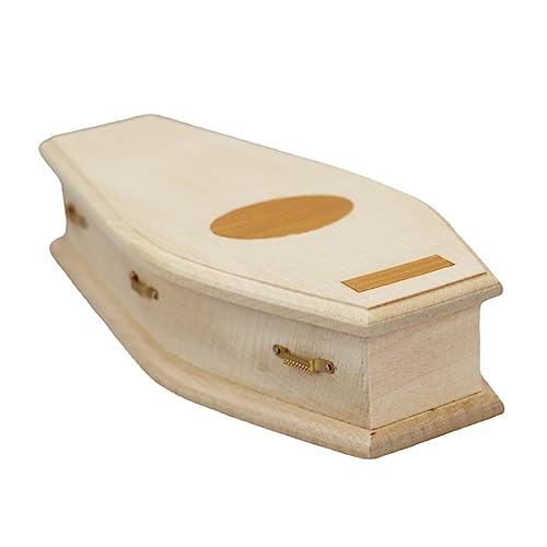 VICASKY Mini- Unvollendeter Kleiner Sarg Miniaturmöbel Für Jungen Und Mädchen Spielzeug-sargbox von VICASKY