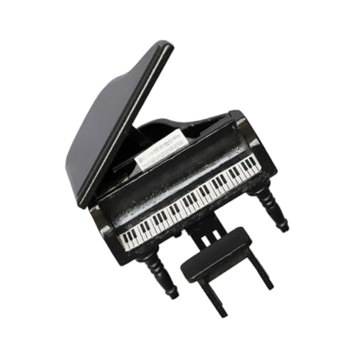 VICASKY Mini-Piano-Modell Miniaturmöbel Mini- Moderne Puppenstubenmöbel Puppenhausmöbel Mikro -Klavier Puppenmöbel Zubehör Für Puppenhäuser Kleines Hauszubehör Black Holz VICASKY Mini-Piano-Modell Miniaturmöbel Mini- Moderne Puppenstubenmöbel Puppenhausmöbel Mikro -Klavier Puppenmöbel Zubehör Für Puppenhäuser Kleines Hauszubehör Black Holz von VICASKY