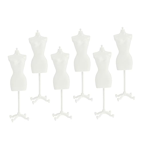 VICASKY Mini Puppen Kleiderständer Puppenhaus Zubehör Mannequin Ständer Für Mode Demonstrationen Und Kleidungspräsentationen von VICASKY