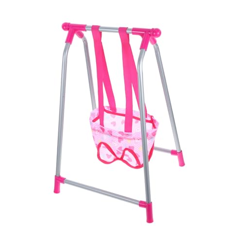 VICASKY Mini Puppenschaukel Dekorative Schaukel für Puppenhaus für Kreatives Spiel und Fantasievolles Robust und Tragbar für Kinderzimmer und Spielumgebungen von VICASKY