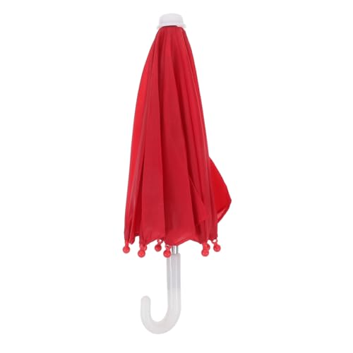 VICASKY Mini Regenschirm Puppenaccessoire Rot Kompaktes Miniatur dekor für Puppenhaus Langlebiger Miniatur Schirm für Foto Hochzeit und Bühnenauftritte VICASKY Mini Regenschirm Puppenaccessoire Rot Kompaktes Miniatur dekor für Puppenhaus Langlebiger Miniatur Schirm für Foto Hochzeit und Bühnenauftritte von VICASKY