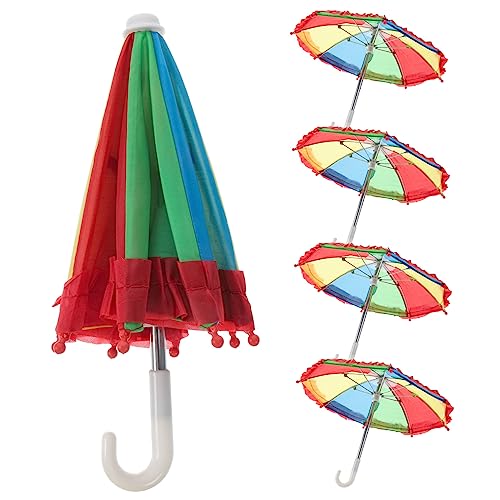 VICASKY Mini Regenschirme Für Bunte Dekorative Miniatur Regenschirme Für Puppenhaus Dekoration Zufällige Farben Mit Spitzenverzierung VICASKY Mini Regenschirme Für Bunte Dekorative Miniatur Regenschirme Für Puppenhaus Dekoration Zufällige Farben Mit Spitzenverzierung von VICASKY