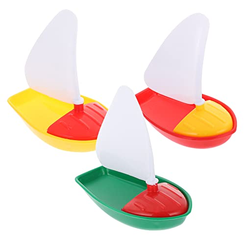VICASKY Mini-Segelboot-Spielzeug Kinder-Badespielzeug Kleinkind-Badewanne Segelboote Schwimmende Reihe Schwimmbad Yacht Kinderspielzeug Kinder Sommerstrand Wasserspielzeug von VICASKY