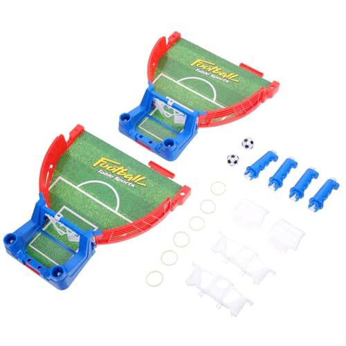 VICASKY Mini Tischfußball Spielset aus Hochwertigem Material Interaktives Leichtes und Kompaktes Fußballspiel für Eltern Fördert Feinmotorik und Gemeinsames Platzsparend und Langlebig von VICASKY