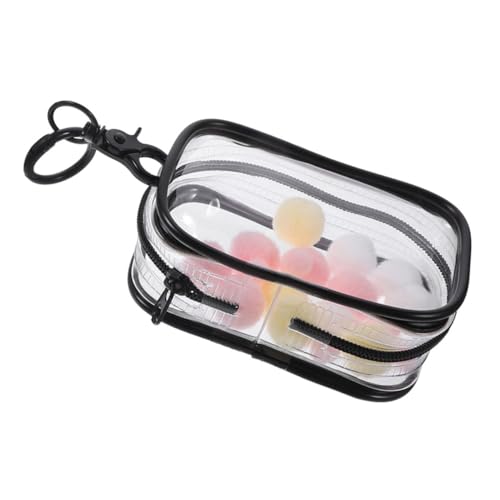 VICASKY Mini Transparente Puppen Aufbewahrungstasche Tragbarer PVC Beutel für Kleine Figuren und Puppen für Täglichen Gebrauch Aufbewahren von Puppenkleidung von VICASKY