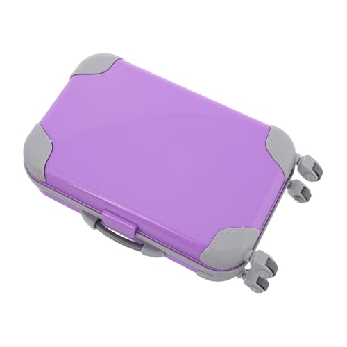VICASKY Mini Trolley Mini Ornament Puppenkleidungs Organizer Puppenkoffer 18 Puppenkleidung Und Zubehör Mini Koffer Für Puppen Mini Gepäck Mini Koffer Adorn Violet Abs VICASKY Mini Trolley Mini Ornament Puppenkleidungs Organizer Puppenkoffer 18 Puppenkleidung Und Zubehör Mini Koffer Für Puppen Mini Gepäck Mini Koffer Adorn Violet Abs von VICASKY