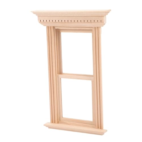 VICASKY Mini-fensterdekoration Fensterrahmenverzierung Puppenhauszubehör Möbel Selber Machen Mini Möbel Mini-fenstermodell Kleinkindspielzeug Miniatur-Handwerk Hölzern Chocolate VICASKY Mini-fensterdekoration Fensterrahmenverzierung Puppenhauszubehör Möbel Selber Machen Mini Möbel Mini-fenstermodell Kleinkindspielzeug Miniatur-Handwerk Hölzern Chocolate von VICASKY