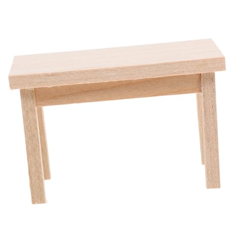 VICASKY Miniaturtisch Aus Holz Für Puppenhaus Im Maßstab 112 Miniaturhausmöbel Mini-tischdekor Für Mini-raummodell von VICASKY