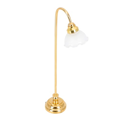 VICASKY Miniatur- -stehlampe – Gold Ohne Kabel Batteriebetrieben Perfekt Für 112 Puppenhaus Lampe Miniatur-puppenhaus-stehlampe von VICASKY