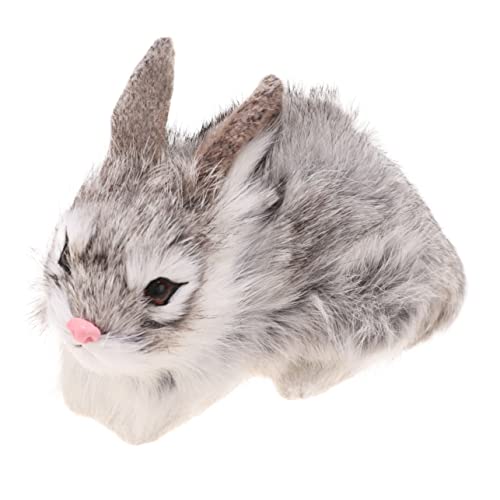 VICASKY Mini üsch Hase Realistisches Kaninchen Aus Weichem Material Dekorationsfigur Für Zuhause Geschenkidee Für Und Tierliebhaber von VICASKY