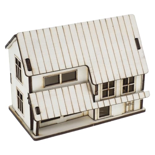 VICASKY Miniatur Bausatz für Erwachsene Unbehandeltes Holz zum Basteln und Bemalen für Dekoration Beige für Kreative Projekte VICASKY Miniatur Bausatz für Erwachsene Unbehandeltes Holz zum Basteln und Bemalen für Dekoration Beige für Kreative Projekte von VICASKY
