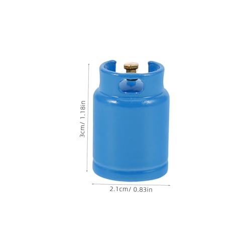 VICASKY Miniatur Gasflasche Puppenhaus Küchenzubehör Blau Realistische Küchenspielzeug Deko Glatte Oberfläche Detailreich für Miniaturküche und Puppenhaus Spielspaß VICASKY Miniatur Gasflasche Puppenhaus Küchenzubehör Blau Realistische Küchenspielzeug Deko Glatte Oberfläche Detailreich für Miniaturküche und Puppenhaus Spielspaß von VICASKY