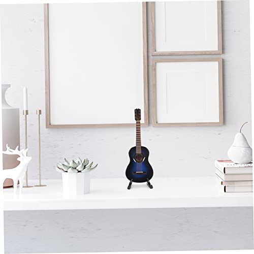 VICASKY Miniatur Gitarrenmodell aus Holz Kleine Akustische Gitarre für Puppenhaus Einzigartiges Design mit Stabilem Ständer Dekoratives Musikinstrument für Zuhause und Schreibtisch VICASKY Miniatur Gitarrenmodell aus Holz Kleine Akustische Gitarre für Puppenhaus Einzigartiges Design mit Stabilem Ständer Dekoratives Musikinstrument für Zuhause und Schreibtisch von VICASKY