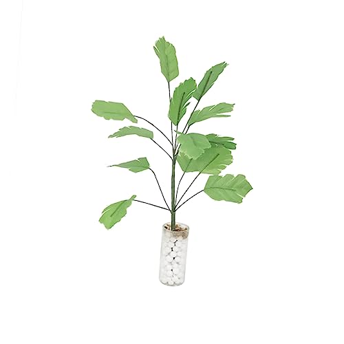 VICASKY Miniatur Pflanzen Dekoration Grüner Bananenbaum Für Puppenhaus Und Miniaturgarten Simulierte Topfpflanze Modell Garten Deko 15x4cm VICASKY Miniatur Pflanzen Dekoration Grüner Bananenbaum Für Puppenhaus Und Miniaturgarten Simulierte Topfpflanze Modell Garten Deko 15x4cm von VICASKY
