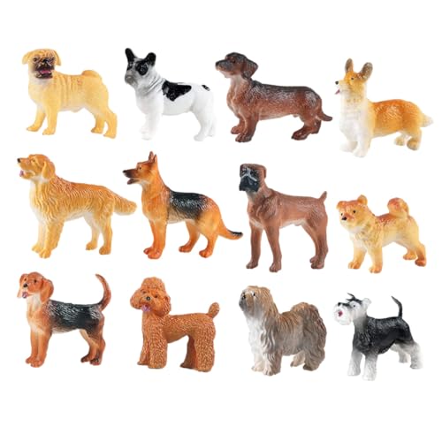 VICASKY Tiere Figuren Beagle Kuscheltier Miniatur Hund Figuren Set Realistische Hundespielzeuge Für Perfekt Als Kuchen Dekoration Oder Für Mikrolandschaften Ideales Für Kleine Hundefreunde von VICASKY