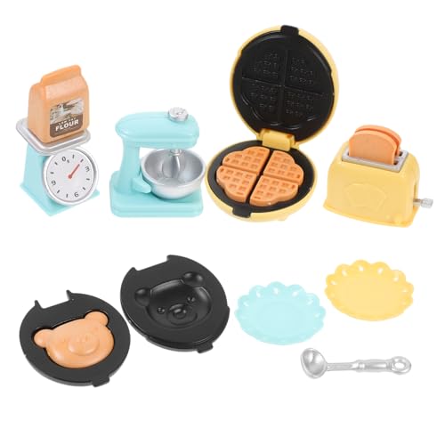 VICASKY Miniatur Küchenzubehör Miniatur Küchenmodell Set Puppenhaus Backutensilien Mit Mini Mixer Und Toaster Realistisches Zubehör Für Dollhouse Küche Perfekt Für Kreative Spielwelten VICASKY Miniatur Küchenzubehör Miniatur Küchenmodell Set Puppenhaus Backutensilien Mit Mini Mixer Und Toaster Realistisches Zubehör Für Dollhouse Küche Perfekt Für Kreative Spielwelten von VICASKY