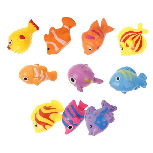 VICASKY Kunstharzfisch Spielzeug Fische Meeresbewohner Figuren Plastik Tierchen Für Mikrolandschaften Fische Dekoration Ideal Für Aquarien Sandkästen Und Tischdeko VICASKY Kunstharzfisch Spielzeug Fische Meeresbewohner Figuren Plastik Tierchen Für Mikrolandschaften Fische Dekoration Ideal Für Aquarien Sandkästen Und Tischdeko von VICASKY