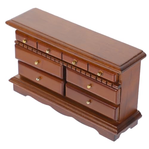 VICASKY Miniatur Möbel für Puppenhäuser Holz Tv Schrank Nachttisch DIY Mini Hausaccessoires für Kreative Raumgestaltungen und von VICASKY