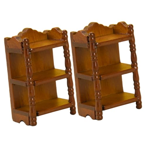 VICASKY Miniatur Möbelstück für Puppenhaus Dekorativer Mini Storage Shelf Teiliges für Kreative Gestaltung von Mini und Wohnräumen für Pflanzen und Kleine Dekorationen VICASKY Miniatur Möbelstück für Puppenhaus Dekorativer Mini Storage Shelf Teiliges für Kreative Gestaltung von Mini und Wohnräumen für Pflanzen und Kleine Dekorationen von VICASKY