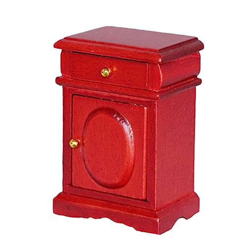 VICASKY Miniatur Nachttisch für Puppenhaus Holz Möbel Modell für Schlafzimmer Dekoration Fotorequisiten DIY für Langlebig und Sicher VICASKY Miniatur Nachttisch für Puppenhaus Holz Möbel Modell für Schlafzimmer Dekoration Fotorequisiten DIY für Langlebig und Sicher von VICASKY