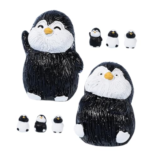 VICASKY Miniatur Pinguin Figuren Aus Resin Niedliche Mikrolandschaft Deko Für Sandtische Tierfiguren Für Und Sammlungen Wildtier Deko Für Zuhause VICASKY Miniatur Pinguin Figuren Aus Resin Niedliche Mikrolandschaft Deko Für Sandtische Tierfiguren Für Und Sammlungen Wildtier Deko Für Zuhause von VICASKY