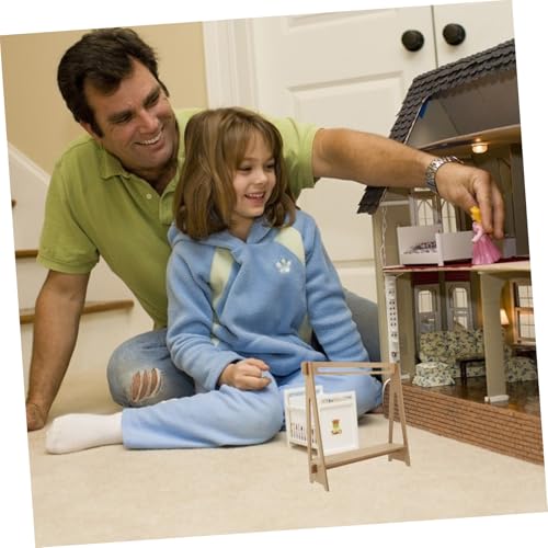 VICASKY Miniatur Puppen Kleiderbügel aus Holz Mini Kleidungsständer für Bjd Puppen Dekorativer Mini Garderobenständer für Puppenkleider Praktischer Aufbewahrungsständer für Puppenzimmer VICASKY Miniatur Puppen Kleiderbügel aus Holz Mini Kleidungsständer für Bjd Puppen Dekorativer Mini Garderobenständer für Puppenkleider Praktischer Aufbewahrungsständer für Puppenzimmer von VICASKY