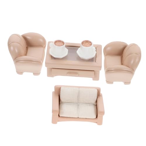 VICASKY Miniatur Puppenhaus Möbel Resin Teilig Langlebig Realistisch für Puppenhaus Dekoration und Rollenspiele Geschenkidee für Sammler von VICASKY