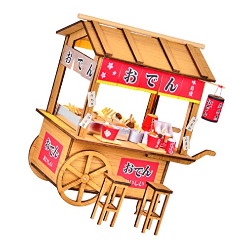 VICASKY Miniatur Puppenhaus Zubehör Set Mini Cart Für DIY Oden Barrow Vintage öbel Modell Für Kreative Spiel Szenen Perfekt Für Ab 3 Jahren von VICASKY