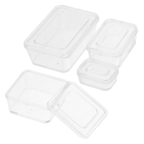 VICASKY Miniatur Puppenhaus aus Langlebigem Kunststoff Realistische Aufbewahrungsbox für Puppenhaus Dekoration Vielseitig für DIY Projekte und Mini Lebensmittelspiel Weiß VICASKY Miniatur Puppenhaus aus Langlebigem Kunststoff Realistische Aufbewahrungsbox für Puppenhaus Dekoration Vielseitig für DIY Projekte und Mini Lebensmittelspiel Weiß von VICASKY