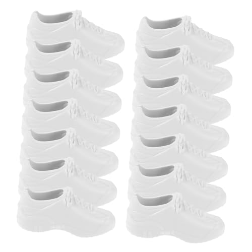 VICASKY Mikro-puppenschuhe Aus Plastik Miniatur-Herrenschuhe Als Spielzeugschuhe Puppenschuh-Ornamente Puppen Kleine Plastikschuhe Als Puppenhaus-Herrenschuhe Als Zubehör Für Puppen von VICASKY