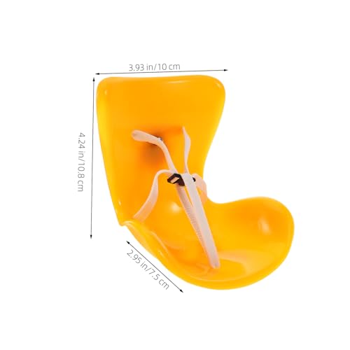 VICASKY Miniatur Puppensitz Gelb Sicherer Sitz für Puppen Robustes für Puppenhaus dekor und Puppentransport für Rollenspiele Junger Mädchen VICASKY Miniatur Puppensitz Gelb Sicherer Sitz für Puppen Robustes für Puppenhaus dekor und Puppentransport für Rollenspiele Junger Mädchen von VICASKY