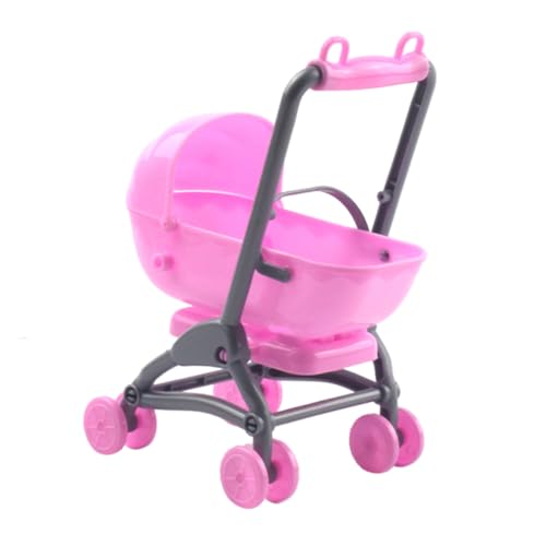 VICASKY Miniatur Puppenwagen aus Langlebigem Realistische Nachbildung und Dekorativ als und Fotorequisite für Rollenspiele und Sammler Rosa Simulation Kinderwagen VICASKY Miniatur Puppenwagen aus Langlebigem Realistische Nachbildung und Dekorativ als und Fotorequisite für Rollenspiele und Sammler Rosa Simulation Kinderwagen von VICASKY