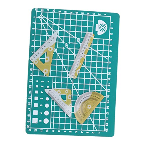 VICASKY Miniatur Ruler mit Matte Teiliges für Puppenhaus Dekoration und Lernspielzeug Leicht und Praktisch für Kreative Szenen Layouts VICASKY Miniatur Ruler mit Matte Teiliges für Puppenhaus Dekoration und Lernspielzeug Leicht und Praktisch für Kreative Szenen Layouts von VICASKY